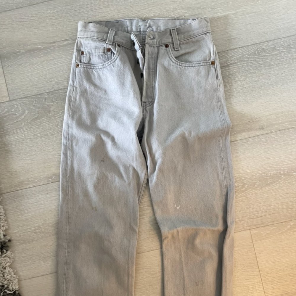 Vintage Grey Levis - 28 W 30
